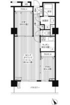 グランピラー高井戸  ｜ 東京都杉並区高井戸東３丁目（賃貸マンション2LDK・11階・61.43㎡） その2