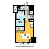 プラウドフラット新宿河田町  ｜ 東京都新宿区河田町（賃貸マンション1R・5階・21.26㎡） その2