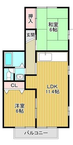 大阪府富田林市藤沢台３丁目（マンション）の賃貸物件の間取り