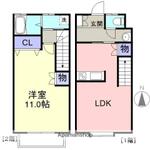 福島市鳥谷野字芝切 2階建 築21年のイメージ