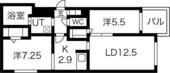 札幌市中央区北五条西１２丁目 5階建 築10年のイメージ