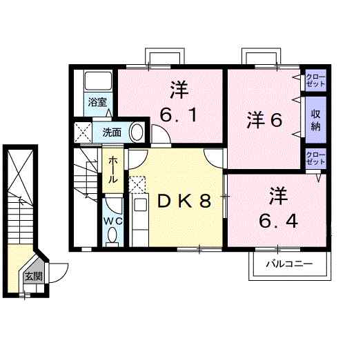 同じ建物の物件間取り写真 - ID:230029821413