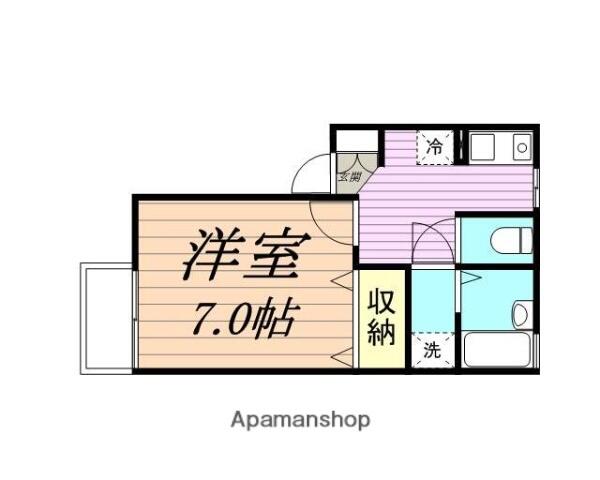 グランドゥール多賀城 208｜宮城県多賀城市下馬３丁目(賃貸アパート1K・2階・28.51㎡)の写真 その2