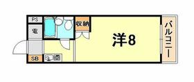 兵庫県神戸市東灘区西岡本５丁目（賃貸マンション1R・1階・20.00㎡） その2