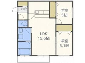 Ｋａｌｍｉａ桑園 406 ｜ 北海道札幌市中央区北十四条西１５丁目（賃貸マンション2LDK・4階・58.13㎡） その2