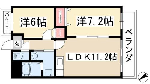 コンフォートＲ＆Ｍの間取り