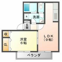 セジュールＳ　Ａ棟 A101 ｜ 青森県八戸市湊高台６丁目（賃貸アパート1LDK・1階・37.21㎡） その2