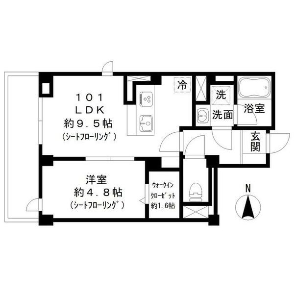 ｓｋｙｅ池上 101｜東京都大田区池上８丁目(賃貸マンション1LDK・1階・38.85㎡)の写真 その2