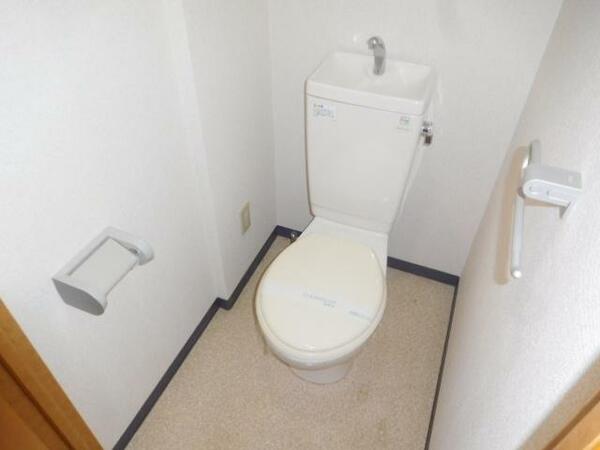 画像12:水洗式のトイレですよ。