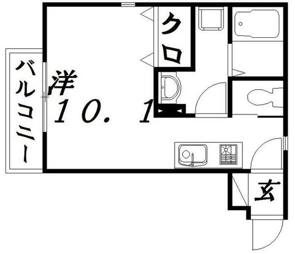 静岡県浜松市中央区野口町(賃貸マンション1R・3階・33.30㎡)の写真 その3