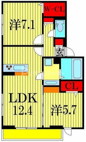 同じ建物の物件間取り写真 - ID:212041258877