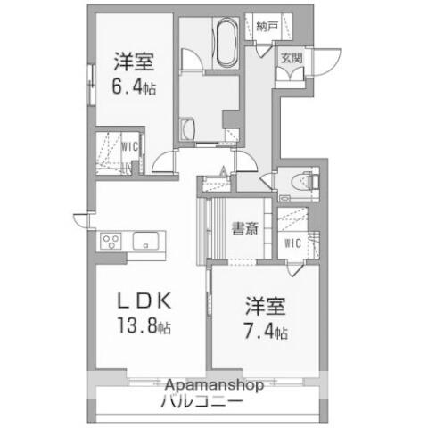 同じ建物の物件間取り写真 - ID:204004175930