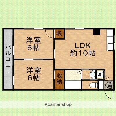 シャトーハイツ 106｜埼玉県志木市本町５丁目(賃貸マンション2LDK・1階・48.60㎡)の写真 その2