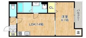 大阪府東大阪市岸田堂北町（賃貸アパート1LDK・3階・32.96㎡） その2