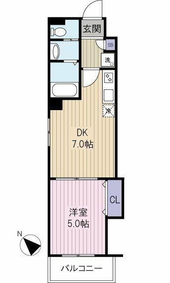 金太郎ヒルズ１０６｜千葉県千葉市美浜区高洲１丁目(賃貸マンション1DK・1階・28.79㎡)の写真 その2