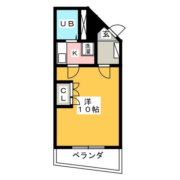 ハイツ横川 105｜東京都新宿区西新宿４丁目(賃貸マンション1K・1階・23.12㎡)の写真 その2
