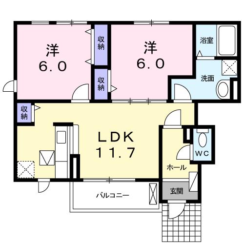 同じ建物の物件間取り写真 - ID:238007223804