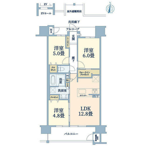 レジェイド南港HANA-TERRACE_間取り_0