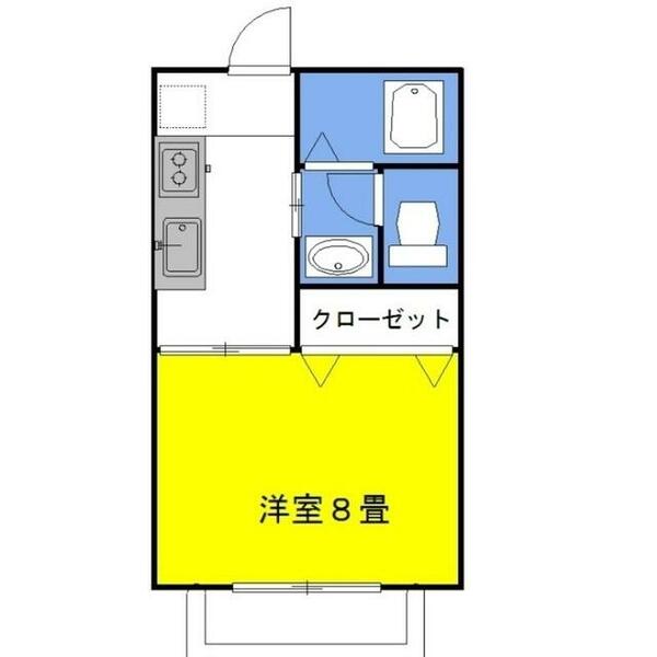 グラシアス・メルシー 201｜茨城県神栖市知手中央３丁目(賃貸アパート1K・2階・26.45㎡)の写真 その2