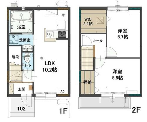 同じ建物の物件間取り写真 - ID:211046282789