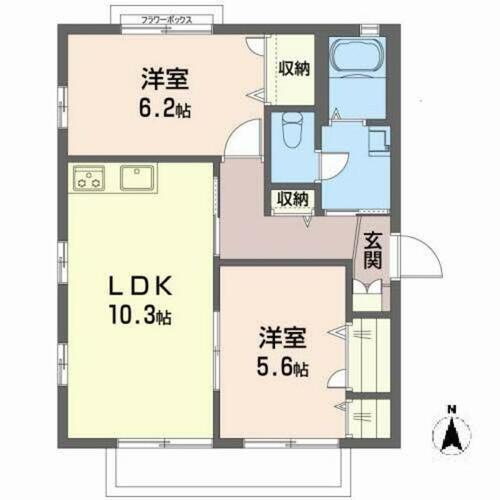 同じ建物の物件間取り写真 - ID:239001339294