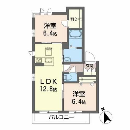 同じ建物の物件間取り写真 - ID:204004141102