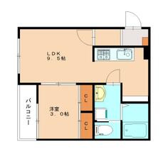 福岡県北九州市小倉南区北方３丁目（賃貸アパート1LDK・2階・31.12㎡） その2