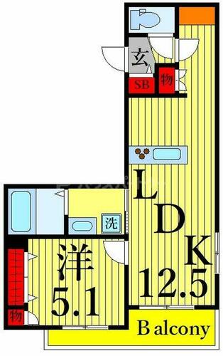 同じ建物の物件間取り写真 - ID:213100420040