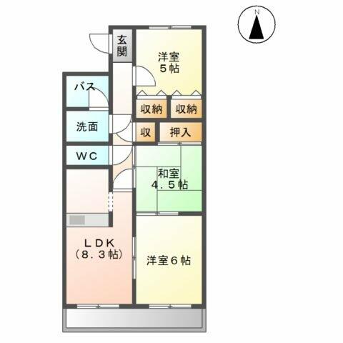 同じ建物の物件間取り写真 - ID:223030460788