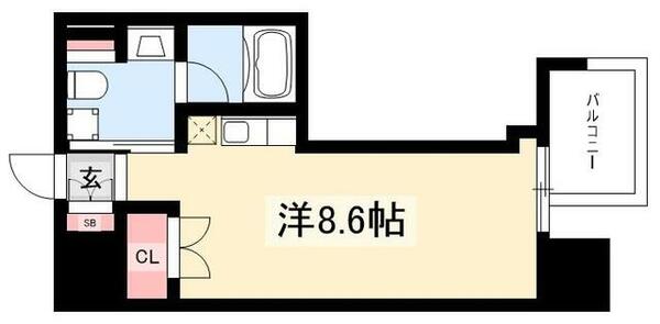 Ｃｏｍｆｏｒｔ金山 801｜愛知県名古屋市熱田区新尾頭１丁目(賃貸マンション1R・8階・23.07㎡)の写真 その2