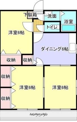 同じ建物の物件間取り写真 - ID:238007295616