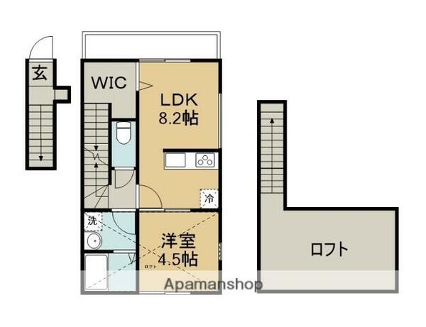 ベルグレイヴィア新居浜中央｜愛媛県新居浜市泉宮町(賃貸アパート1LDK・2階・38.89㎡)の写真 その2