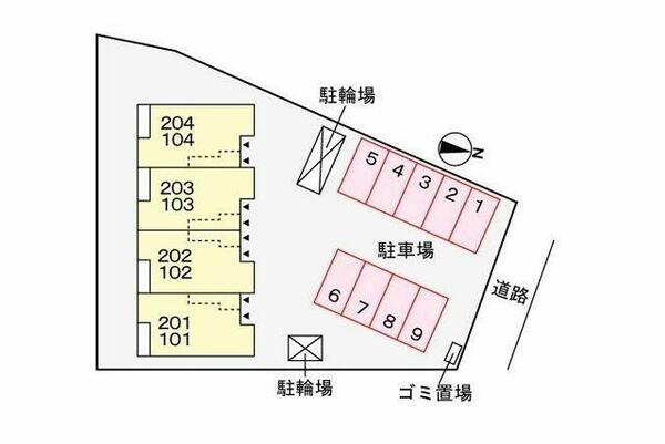 埼玉県北足立郡伊奈町西小針１丁目(賃貸アパート1LDK・1階・44.17㎡)の写真 その15