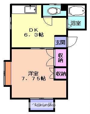 同じ建物の物件間取り写真 - ID:203001988688