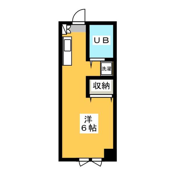 第３宮田ビル 307｜東京都八王子市子安町３丁目(賃貸マンション1R・3階・20.11㎡)の写真 その2