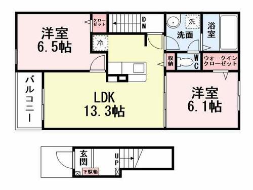 同じ建物の物件間取り写真 - ID:240028531165