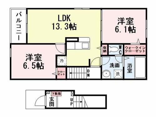 同じ建物の物件間取り写真 - ID:240028713568