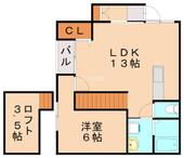 遠賀郡岡垣町海老津駅南２丁目 2階建 築35年のイメージ