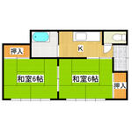 中川住宅（２Ｋ）のイメージ
