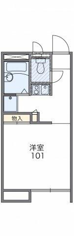 レオパレスビクトリーＩ 105｜茨城県龍ケ崎市松ケ丘４丁目(賃貸アパート1K・1階・21.06㎡)の写真 その2