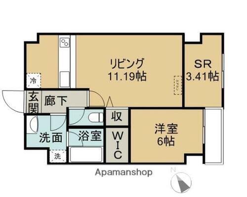 同じ建物の物件間取り写真 - ID:243006810210