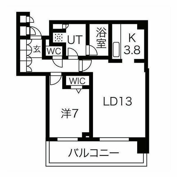 ＯＮＥ札幌ステーションタワー 2818｜北海道札幌市北区北八条西１丁目(賃貸マンション1LDK・28階・58.00㎡)の写真 その2