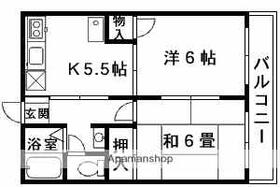 ファミール緑花苑Ｆ棟  ｜ 宮城県仙台市太白区青山２丁目（賃貸アパート2K・2階・39.75㎡） その2