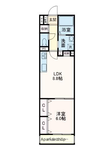 同じ建物の物件間取り写真 - ID:212042698865