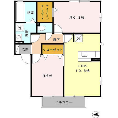 同じ建物の物件間取り写真 - ID:211047022709