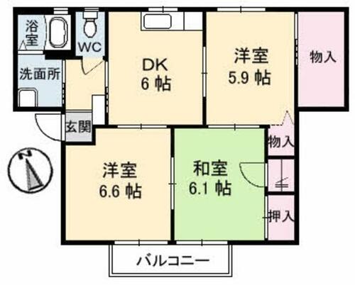 同じ建物の物件間取り写真 - ID:239001291899