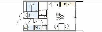 埼玉県鴻巣市前砂(賃貸アパート1K・2階・23.18㎡)の写真 その2