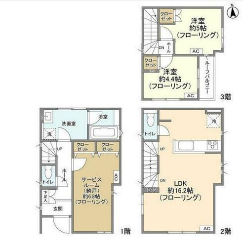 同じ建物の物件間取り写真 - ID:212042848920