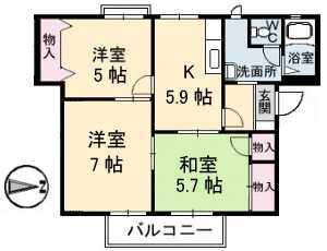 同じ建物の物件間取り写真 - ID:238006895487