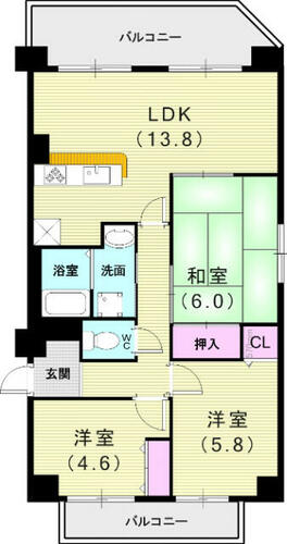 同じ建物の物件間取り写真 - ID:228048382648